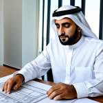 Modern Architect at Work**

"A professional Arab architect, fully clothed in modest professional attire, reviewing blueprints at a bright, sunlit desk in a modern architectural office in Dubai, UAE. Detailed blueprints are spread across the desk, and a 3D model of a building is visible in the background. Natural pose, perfect anatomy, well-formed hands, proper finger count, high-resolution, safe for work, appropriate content, professional, family-friendly."

**