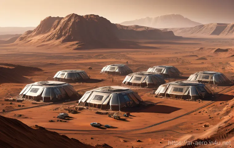 화성 거주 기술 - Here are three detailed image prompts in English, adhering to all specified guidelines: